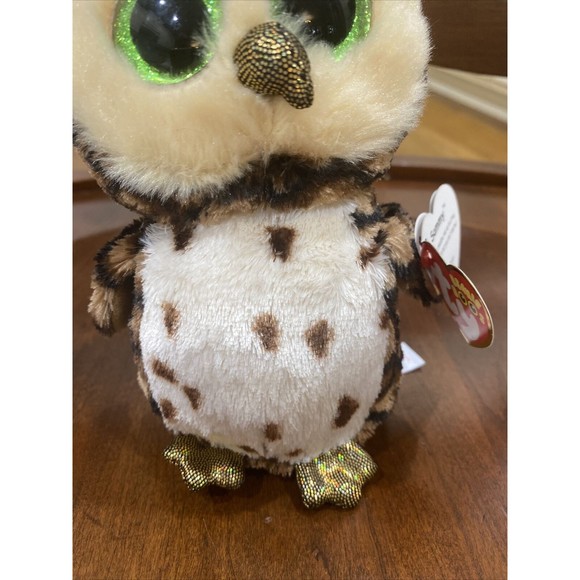 Ty Beanie Boos - SAMMY the Owl (6 Inch) NEW - MINT with MINT TAGS - Picture 4 of 12